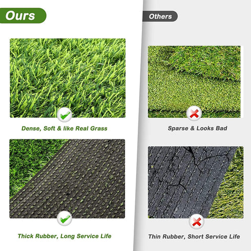 FezepYmaz 26x51'' (26"x51") Artificial Grass, Dog Pee Pads, Professional Dog Potty Training Rug, Grass Mat