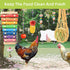 9PCS Set, Chicken Toys for Coop KAKUNM Chicken Enrichment Toys, Including Xylophone, Swing, Chicken Mirror, Chicken