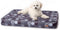 K&H Pet Products Indoor/Outdoor Superior Orthopedic Dog Bed, Gray/Paw, Small 27 X 36 X 4 Inches