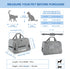 17.0" 10.0" 11.0" FluffyDream Pet Travel Carrier Soft Sided Portable Bag for Cats, Small Dogs, Kittens or Puppies
