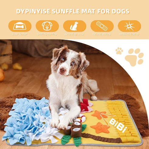 DyPinYise Snuffle Mat for Large Dogs Sniff Mat for Cats, Dog Enrichment Toys, Dog Puzzle Toys Small Medium Pet Sniffing