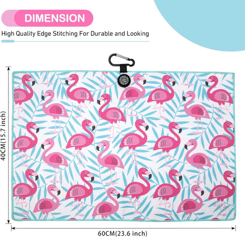 Magnetic Golf Towel for Men and Women, Microfiber Towel with Waffle Texture for Strong Hold