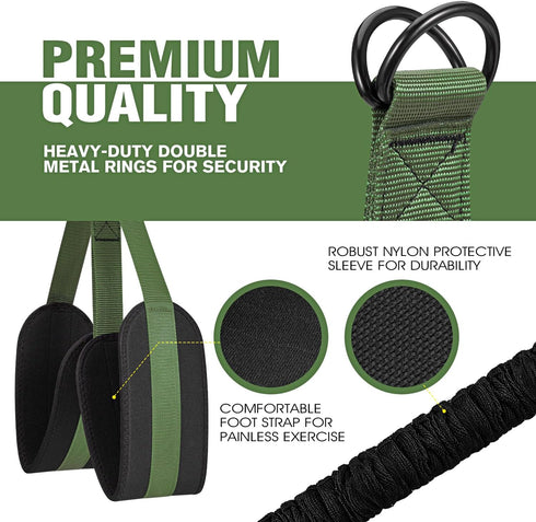 Pull Up Assistance Bands - Adjustable Heavy Duty Resistance Bands for Home Gym Fitness