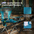 Camping Folding Chair Outdoor Lawn Portable Lightweight Camp Folding Chairs for Adult Outside with Cup Holder, Cooler