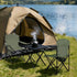 2 Pack 300lbs Folding Camping Chair with Cup Holder & Side Storage Bag Capacity Lightweight High Back Portable