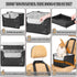 25 lbs PETSFIT Small Dog Car Seat, Waterproof PU Leather Dog Carseat with Patent Safe Buckles, Clip-On Leash, Car Seat