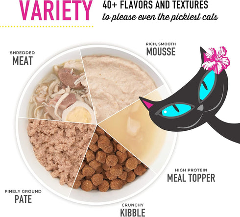 Tiki Cat Baby, Chicken & Salmon, High-Protein Wet Cat Food for Kittens 8 Weeks+, 2.4 oz. Cans (Pack of 12)