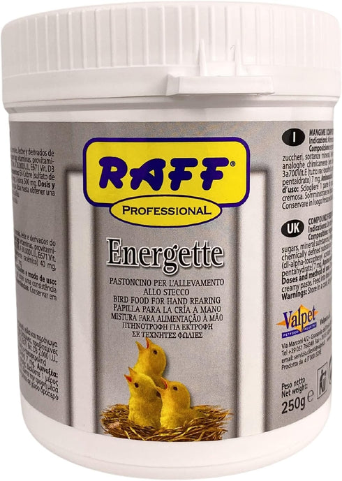 Raff Energette 250g Hand Rearing Bird Food Baby Bird Hand Feeding Formula