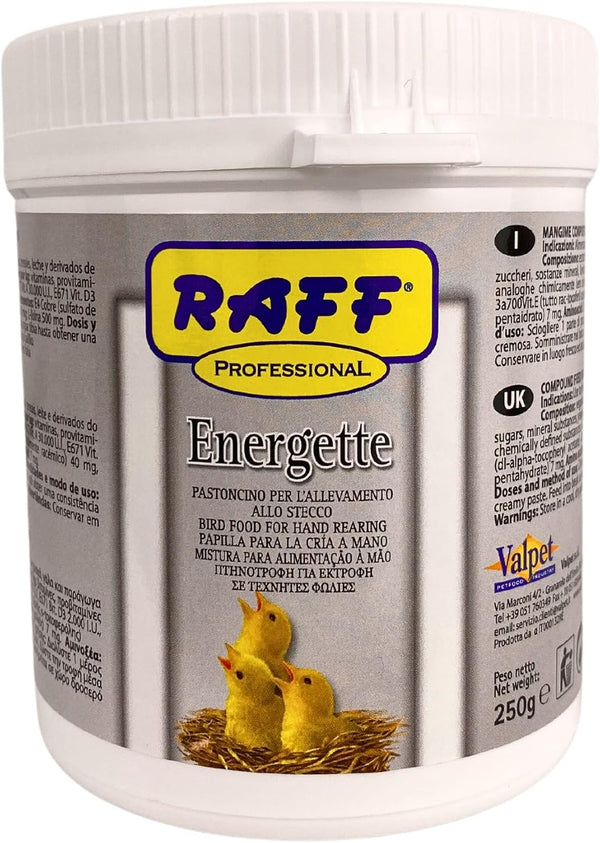 Raff Energette 250g Hand Rearing Bird Food Baby Bird Hand Feeding Formula