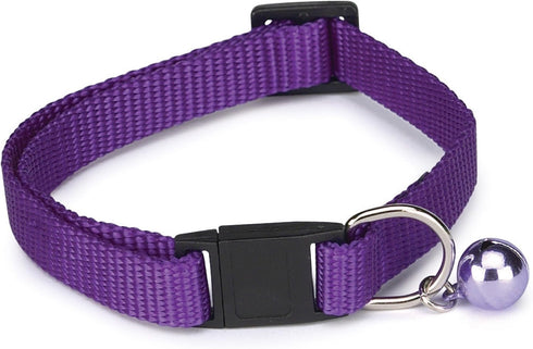 Guardian Gear Sparkling Grape Nylon Cat Collar, 8-12 Inch