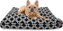 Black Links Small Rectangle Indoor Outdoor Pet Dog Bed, Removable Washable Cover by Majestic Pet Products
