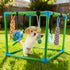 8 SpaceTime Puppy Play Gym with Hanging Toys,Interactive Dog Toys to Keep Them Busy,Puppy Chew
