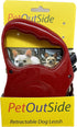Retractable Dog Leash, 2 Release Stop Buttons, 16ft Belt, Abs, up to 45 Lbs, Red