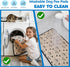 SEHFKKD 28"x40" Washable Pee Pads for Dogs, Absorbent Reusable Puppy Training Pads, Leakproof, Non-Slip, Waterproof Cat