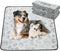 Qeils Reusable Puppy Pads, 2 Pack Washable Pee Pads for Dogs, Non