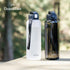 GRANDTIES Sports Tritan Plastic Water Bottle with Straw, Leakproof BPA Free, Dishwasher Safe for Gym and Outdoor