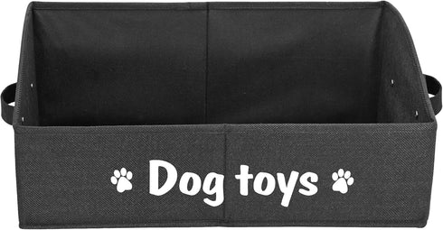 PET ARTIST Sturdy Collapsible Dog Organization and Storage Basket - Cute Toy Storage with Handles for Dogs