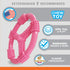 Nylabone Spin Tug & Play Pink Puppy Chew Toy for Teething, Peanut Butter Flavor, Medium/Wolf (1 Count)