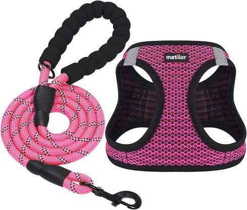 Dog Harness, Step-in Breathable Vest for Small Medium Dogs