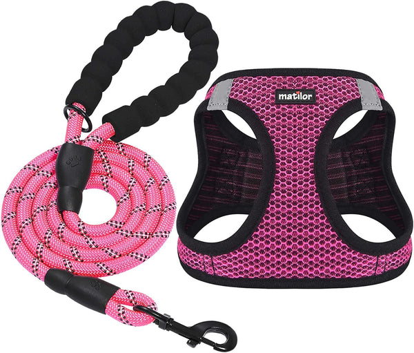 Dog Harness, Step-in Breathable Vest for Small Medium Dogs