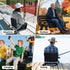 Thallike Stadium Seat for Bleachers with Back Support, Foldable Bleacher Seat Padded Stadium Chair Portable Bleacher