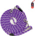 Long Rope Dog Leash for Dog Training 12FT 20FT 30FT 50FT, Reflective Threads Dog Leashes Tie-Out Check Cord Recall Training Agility Lead for Large Medium Small Dogs (Purple, 10mm*20ft)