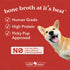 Wild Acre Premium Beef Bone Broth for Dogs – High Protein + Collagen with Mushroom Blend for Strong Bones and Immune