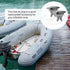 SEWACC 4pcs Air Valve - Inflatable Boat Spiral Air Plugs Replacement Kayak Screw Valve Cover for Rubber Dinghy