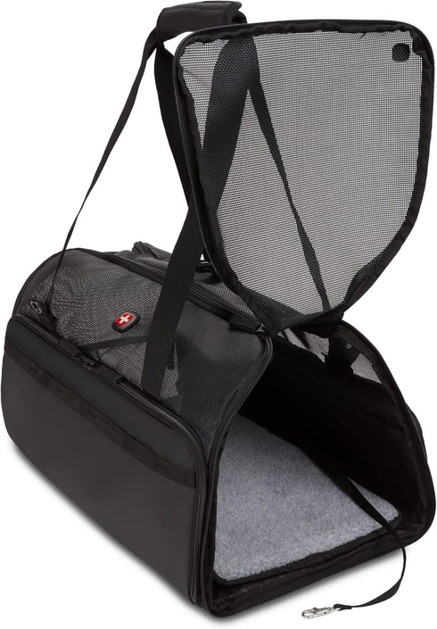 SwissGear 3321 Getaway Premium Pet Carrier, Black