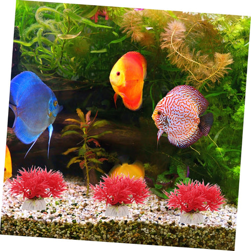LIOOBO 10pcs Aquarium Decoration, Underwater Plant Model for Fish Tank, Simulation Aquatic Plant Decor for Small Tanks