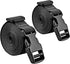 Premium Utility Straps with Quick Release Buckle, Adjustable Heavy Duty Nylon Tie Down Straps for Camping Gear (Black