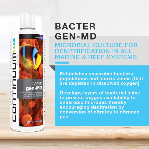 Continuum Aquatics ACO30644 Bactergen Md Microbe Cult for Aquarium, 16.9-Ounce