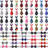 70 Pieces Adjustable Dog Bow Ties and Neck Ties Set, 40 Pet Bow Ties, 30 Neckties, Grooming Accessories
