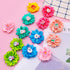 80pcs Dog Flower Bows - Bulk Holiday Small Dog Hair Bows with Rubber Bands for Grooming Accessories