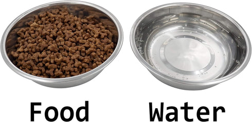Dog Bowls Cat Bowls, Stainless Steel Bowls 4-Pack