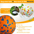 2 Pack Upgraded Indestructible Dog Tennis Balls for Aggressive Chewers, Interactive Durable Bouncy Chew Balls