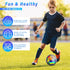 Size 4 Soccer Ball, Durable Construction for Kids, Teens, Boys, Girls, Youth Soccer Players Training Gifts