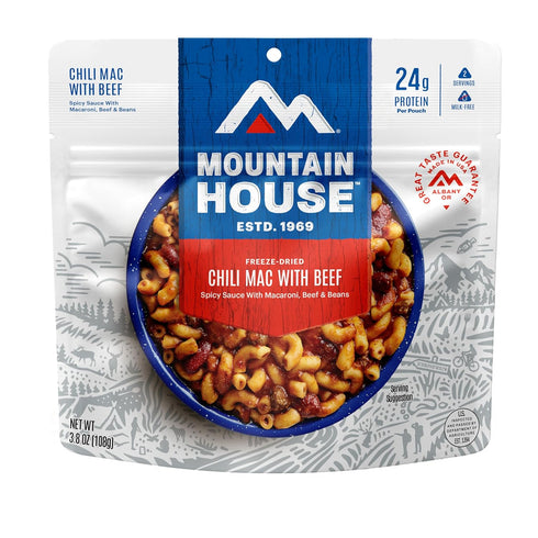 Mountain House Chili Mac with Beef | Freeze Dried Backpacking & Camping
