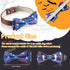 30 Pieces Halloween Fall Dog Bow Ties, Slide Collar Attachments with Elastic Bands for Pet Grooming Accessories