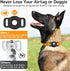 Airtag Dog Collar Holder: 2 Pack Soft Silicone Holder for Pet Dogs Cats Collar, Sturdy Protective Case, Compatible with