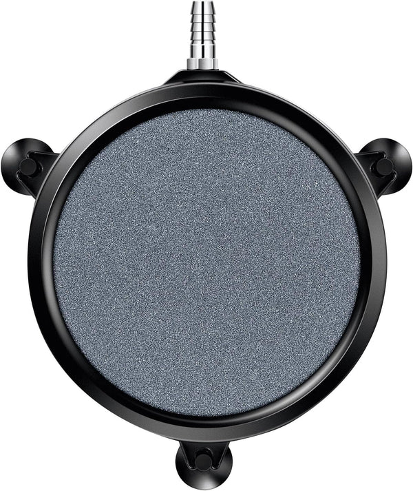 VIVOSUN Air Stone Disc 8 x 8 Inch with Shell and Sucker for Aquarium and Hydroponics Air Pump