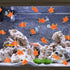 60 Pcs Fake Goldfish Plastic Fish, Realistic Orange Goldfish for Aquarium Tank Pond Decorations