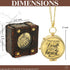 Handmade Brass Antique Compass with Leather Case Vintage Finish Functional Pocket Navigation Tool for Travel, Hiking