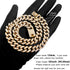 Gold Cuban Link Dog Collar, Metal Chain Diamond Pet Collars for Dogs and Cats, Jewelry 8/10/14/16/18/20/24/28 Inch