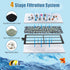 8 Pack PF-L Filter Cartridges for Top Fin Silenstream PF20, PF30, PF40, PF75 Power Filters