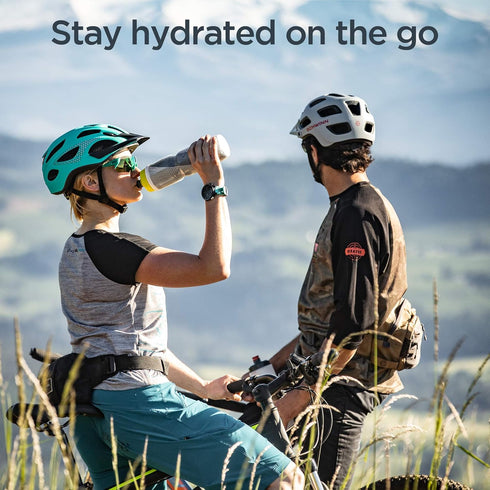 Schwinn Reflective Insulated Water Bottle and Holder Combo - Holds 26 Oz, BPA-Free Squeeze Sport Bottle