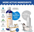 Innovet Pet Products All Natural Oatmeal & Honey Shampoo + Conditioner for Dogs, Cats & Small Pets - 16 Oz, Made in USA