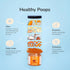 kin+kind Organic Pumpkin Powder for Dogs & Cats, Natural Formula with Flax Seed, Ginger, Turmeric, Coconut - 8oz