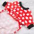 CuteBone Dog Christmas Pajamas, Small Dogs Soft Pjs Coat, Comfy Pet Clothes Outfit Doggie Bodysuit P65L