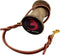 Ravenox Leather Traffic Handle Dog Leash, Burgundy, 5/8-inch x 18-inches, USA Amish Made Latigo Leather Short Lead for